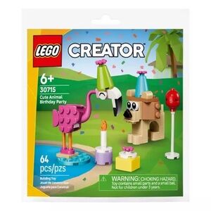 LEGO Creator Cute Animal Birthday Party 30715 Bag ~ New
